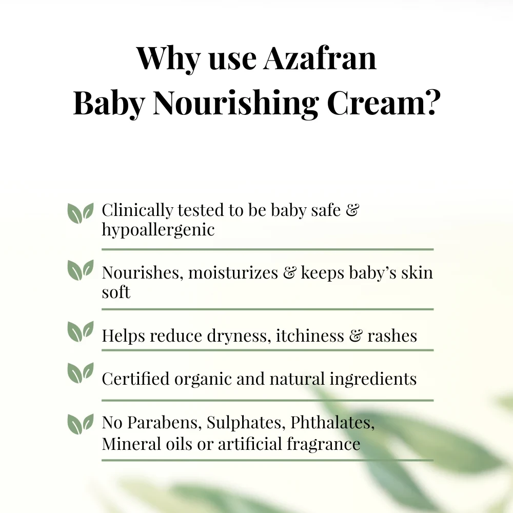 Azafran Organics Baby Nourishing Cream, 100 g-2.webp
